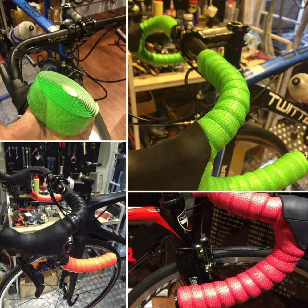 Tangerine Orange Road bike Cycling Lizard Skins DSP 2.5mm Bar Tape