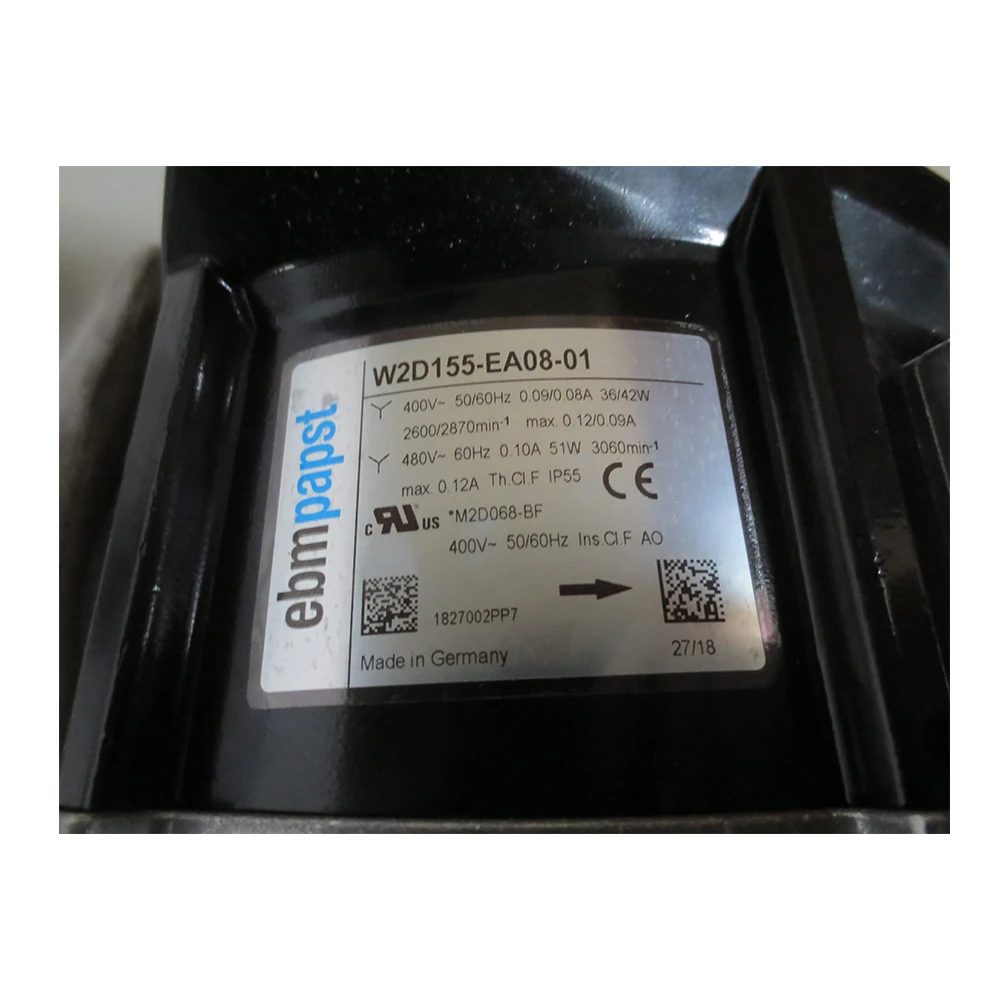 Оригинальный немецкий ebmpapst вентилятор W2D155 EA08 01 SIEMENS Шпиндельный