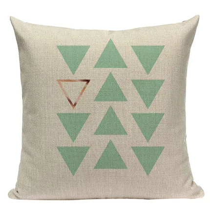 Geometric Tropical Pillow cushion Teal Blue Pillows Decorate Modern Turquoise Green decorative pillow vintage cushion covers