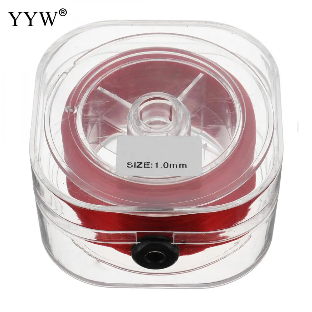 

0.6MM 1MM Crystal Thread Stretch Elastic Thread Cord with Box Transparent Clear Round for Jewelry Making bracelet necklace