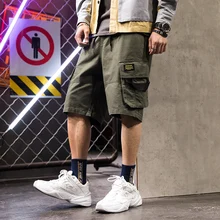 Мужские шорты спортивные хип-хоп Уличная летняя Военная хлопковая мужские бермуды m-xxxl повседневные сексуальные шорты мужские