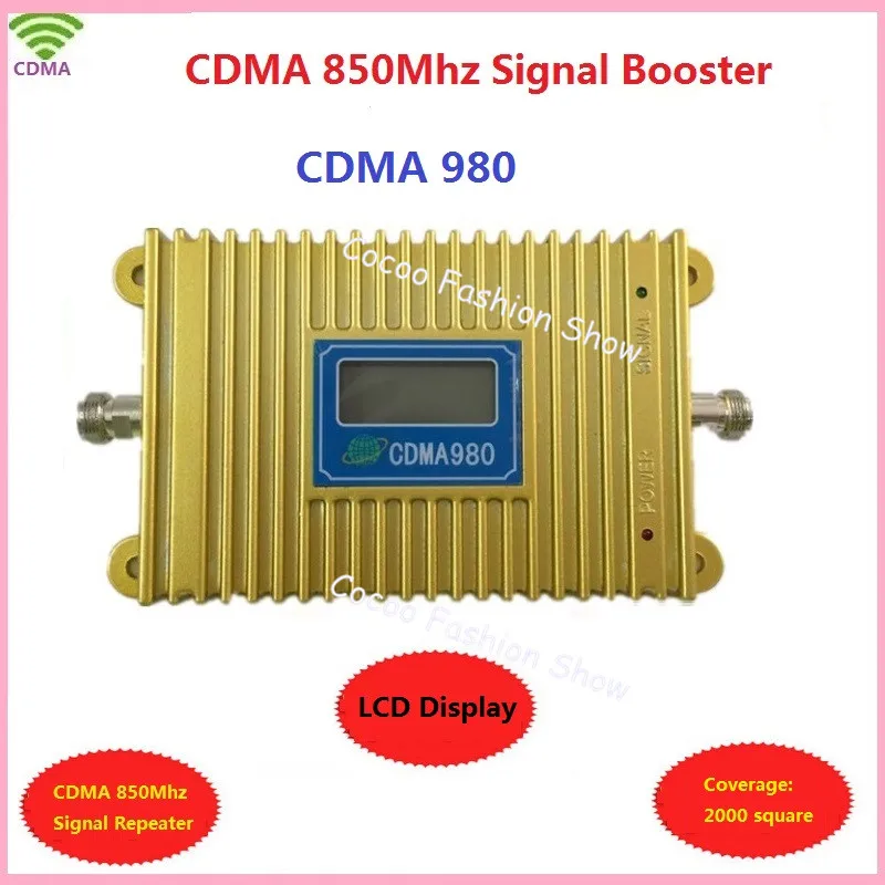 

LCD Display !!! CDMA FDD 850mhz repetidor de sinal celular booster ,mobile phone signal amplifier +power adapter