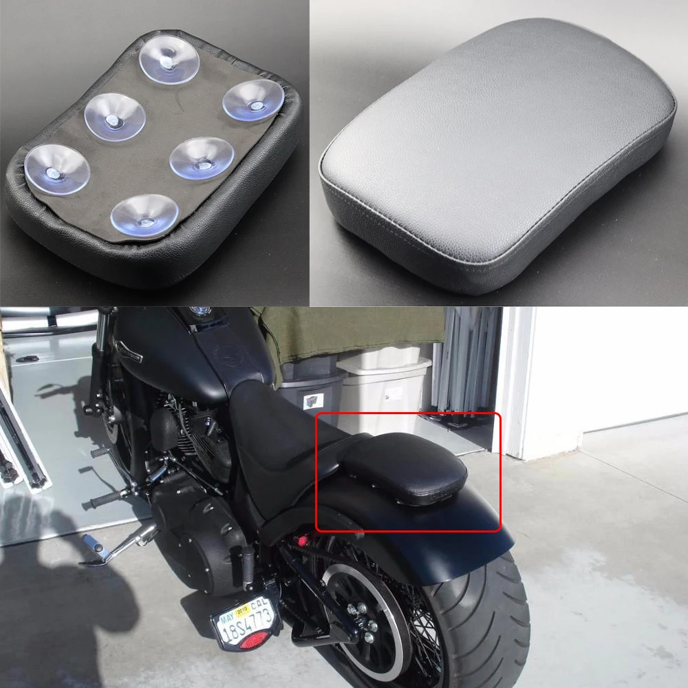 Подходит для мотоцикла Harley XL 883 1200 Bobber Chopper туристический черный кожаный
