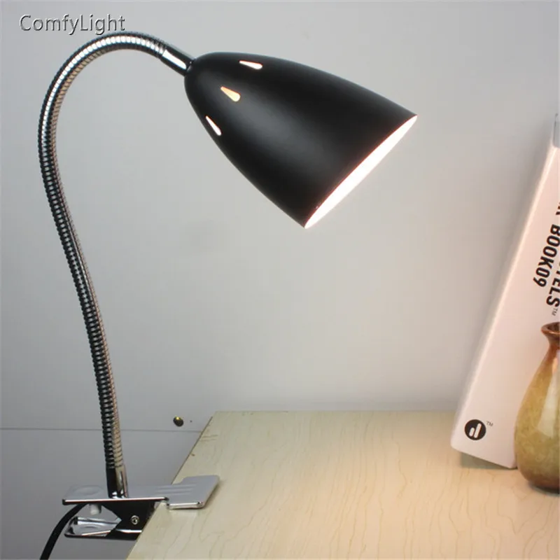 Desk Lamp reading night light Clip Office Led Desk Lamp Flexible Led Table Lamp Reading Led Light B