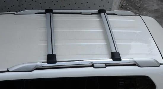 أعلى ستار سبائك الألومنيوم الأمتعة مكدس roofrack العارضة ، الأمتعة سقف رف ، (ماكس تحمل 20 كيلوجرام) لتويوتا برادو 2700