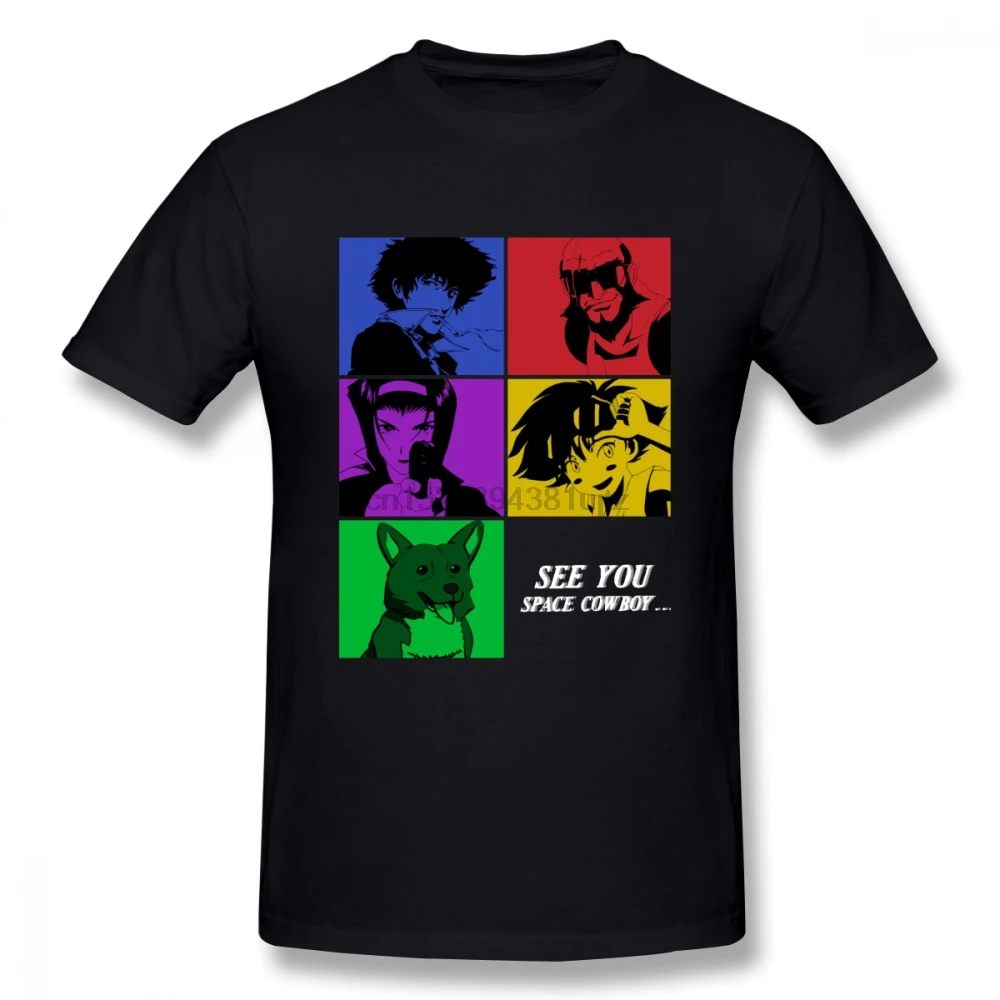 

Cowboy Bebop T Shirt Short Sleeve Custom T-shirts Fashion Funny Oversize Cotton Clothes For Men
