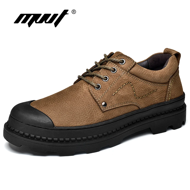 

2018 Spring Genuine Leather Men Oxfords Nubuck leather Men Casual Shoes Lace-Up Men Flats Shoes Top Quality Zapatillas Hombre