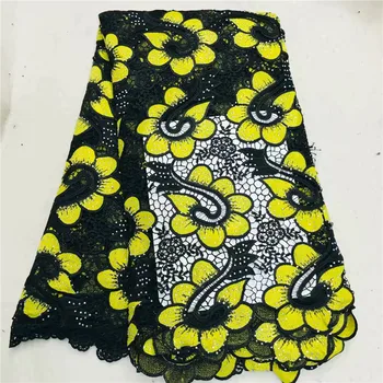 

High quality French lace fabrics 2018 African tulle lace fabric with stones embroidery trim lace for wedding dress 2l3065-963
