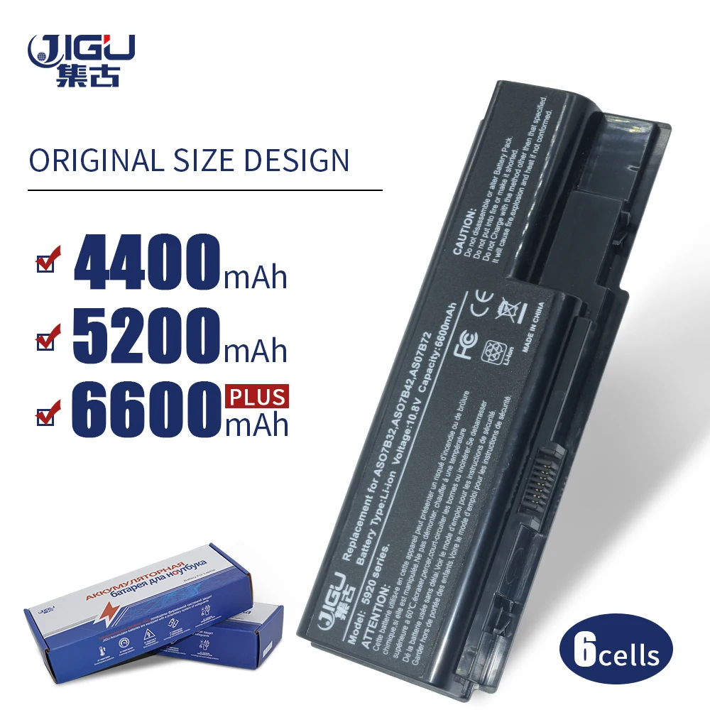 Аккумулятор JIGU AS07B31 AS07B32 AS07B41 AS07B42 AS07B51 AS07B52 для ноутбуков Acer Aspire 7720G 7720Z 7730 7730G 7730Z