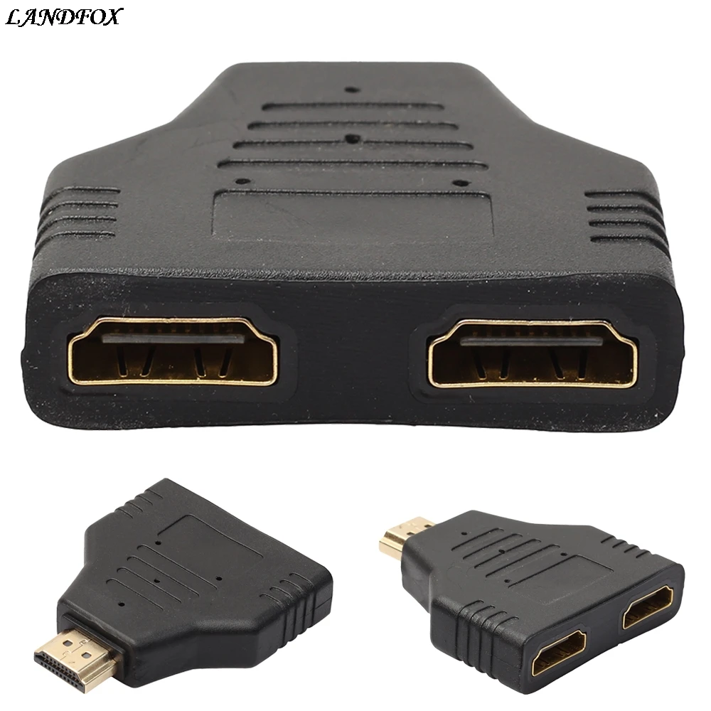 NEW 2017 Big promotion Portable HDMI Male To Dual HDMI Female 1 to 2