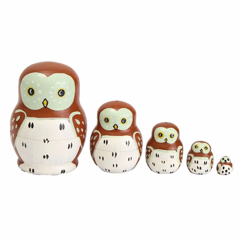 owl nesting dolls