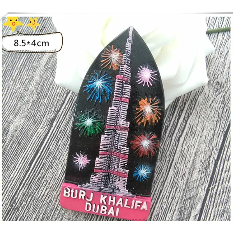 Freeshipping 1pc Resin Figure Dubai Khalifa Tower Tallest Building