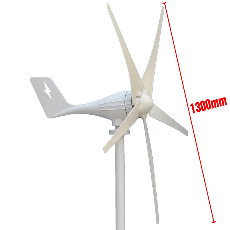 2500W 12V 24V ветряной турбины генератора переменного тока генератор ветра Мощность 3 5 6 Blade с контроллером ветра ветряная энергия турбины заряда