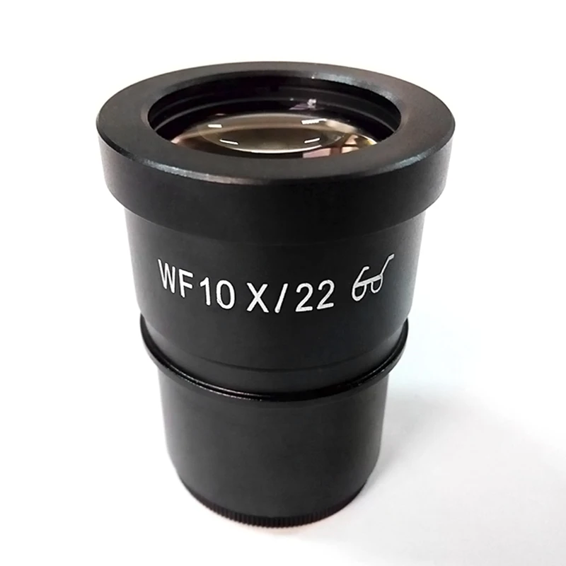 

1PC WF10X Wide Angle High Eye-piont Eyepiece Optical Lens with Mounting Size 30 mm Field of View 22 mm for Stereo Microscope
