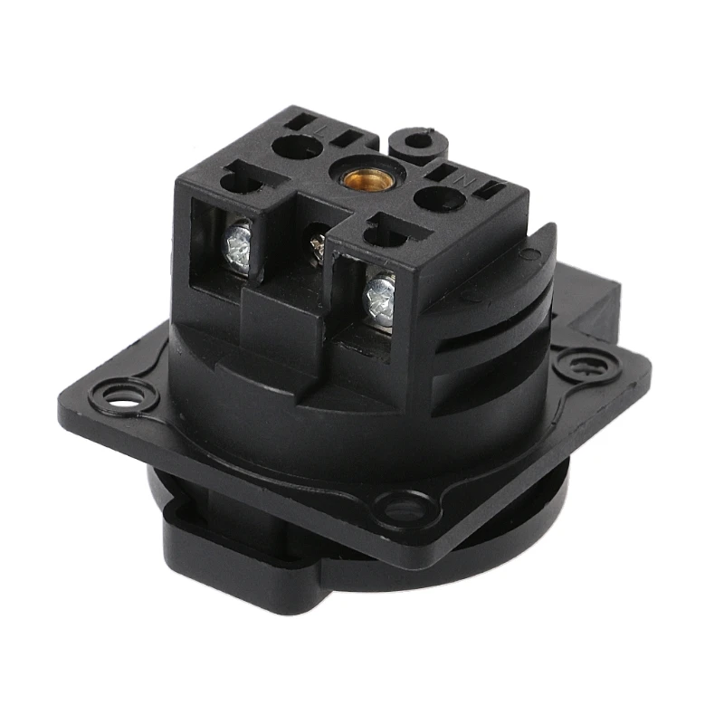 OOTDTY AC 250V 16A немецкий стандарт розетка Одиночная вилка Водонепроницаемая