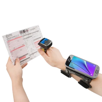 

Generalscan R1000BT-PRO 1D Laser Mini BT Longer Scanning Distance Ring BarcodeScanner with Wireless Armband AB2000(no battery)