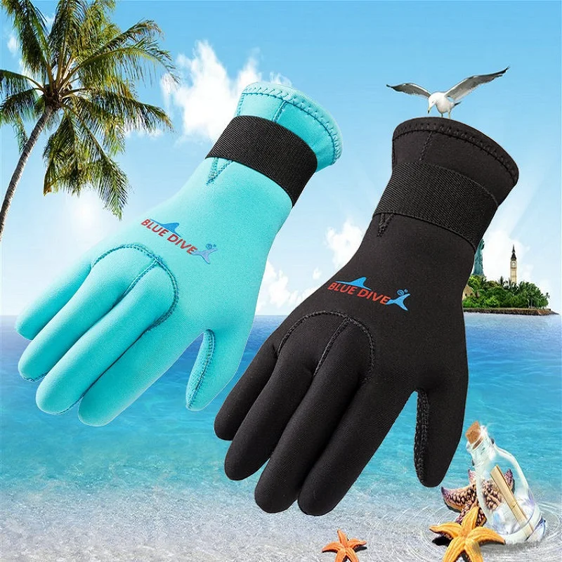 Buy Winter Men Women 3MM Neoprene Diving Gloves Scuba