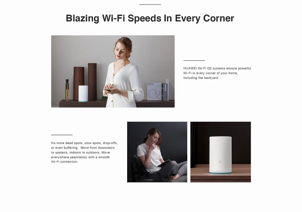 Huawei Q2 1750m 11ac 2.4G/5G Dual Gigabit Wireless Router