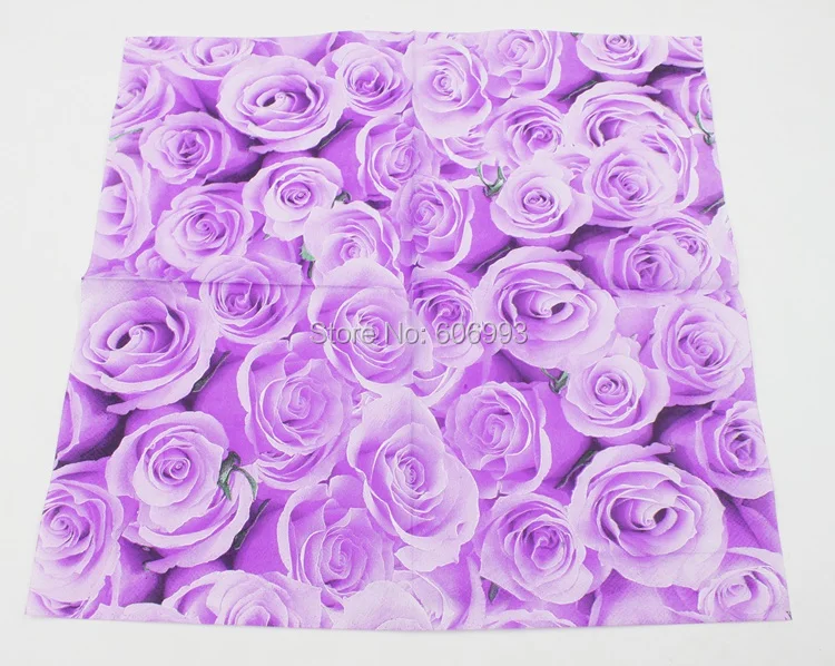 [Rainloong] розовый Бумага салфетки для мамы и дочки с цветочным принтом для праздников и салфетки из ткани для вечеринок украшение в технике декупажа Бумага 33 см* 33 см 20 шт./упак