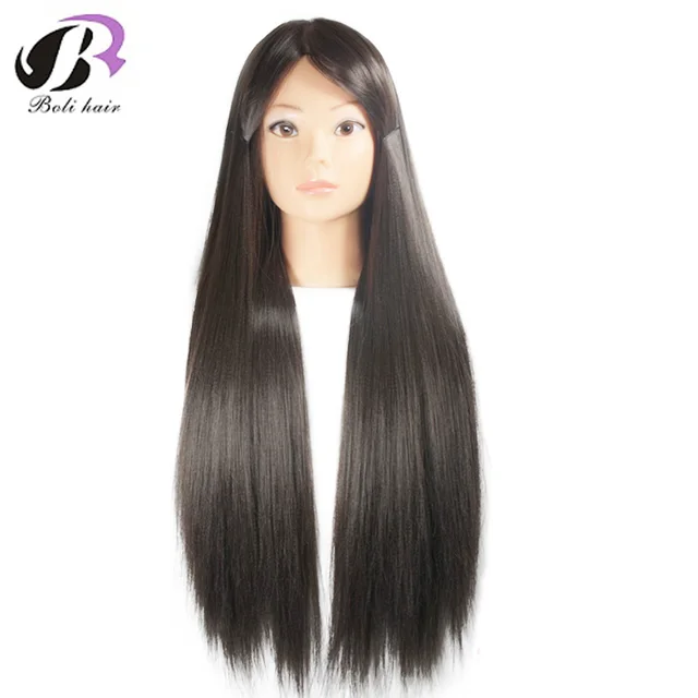 26 Mannequin Head Hair Yaki Synthetic Maniqui Hairdressing Doll 26 Mannequin Head Hair Yaki Synthetic Maniqui Hairdressing Doll Heads Cosmetology Women Hairdresser