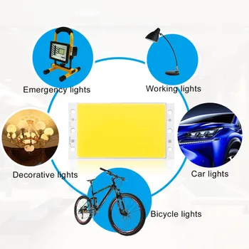 

12V-14V 16W LED Light Strip 94*50mm COB Module Four Lights Colors Optional Light Bar Kit