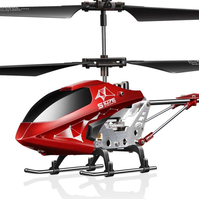 SYMA S107E 3CH 2 4 GHz крытый RC вертолет сплав сильный анти шок пульт дистанционного