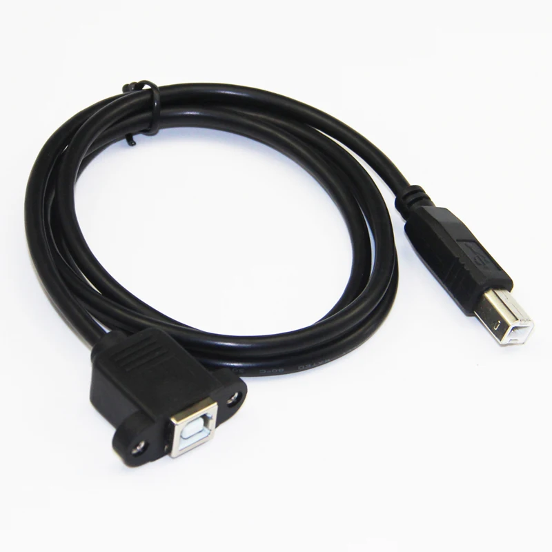 USB 2 0 Тип B папа к Женский принтер удлинитель с винт крепления панели отверстие 30