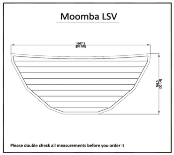

Moomba LSV Swim Platform Pad 6mm Boat EVA Teak Decking 1/4" 6mm
