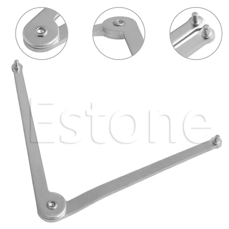 

4mm Dia Adjustable Pin Wrench Spanner For Angle Grinder Hubs Arbors Oower Tools
