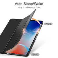ESR Магнитный флип-чехол для iPad Pro 12,9 2018 PU кожаный ультра тонкий прозрачный задний трехслойный умный чехол для планшета для iPad