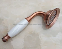 Cheap Red Copper Antique Universal Water Saving Hand Held Shower Head Telephone style Home Rain Spout Spray Head Nhh015 Cheap Red Copper Antique Universal Water Saving Hand Held Shower Head Telephone style Home Rain Spout Spray Head Nhh015