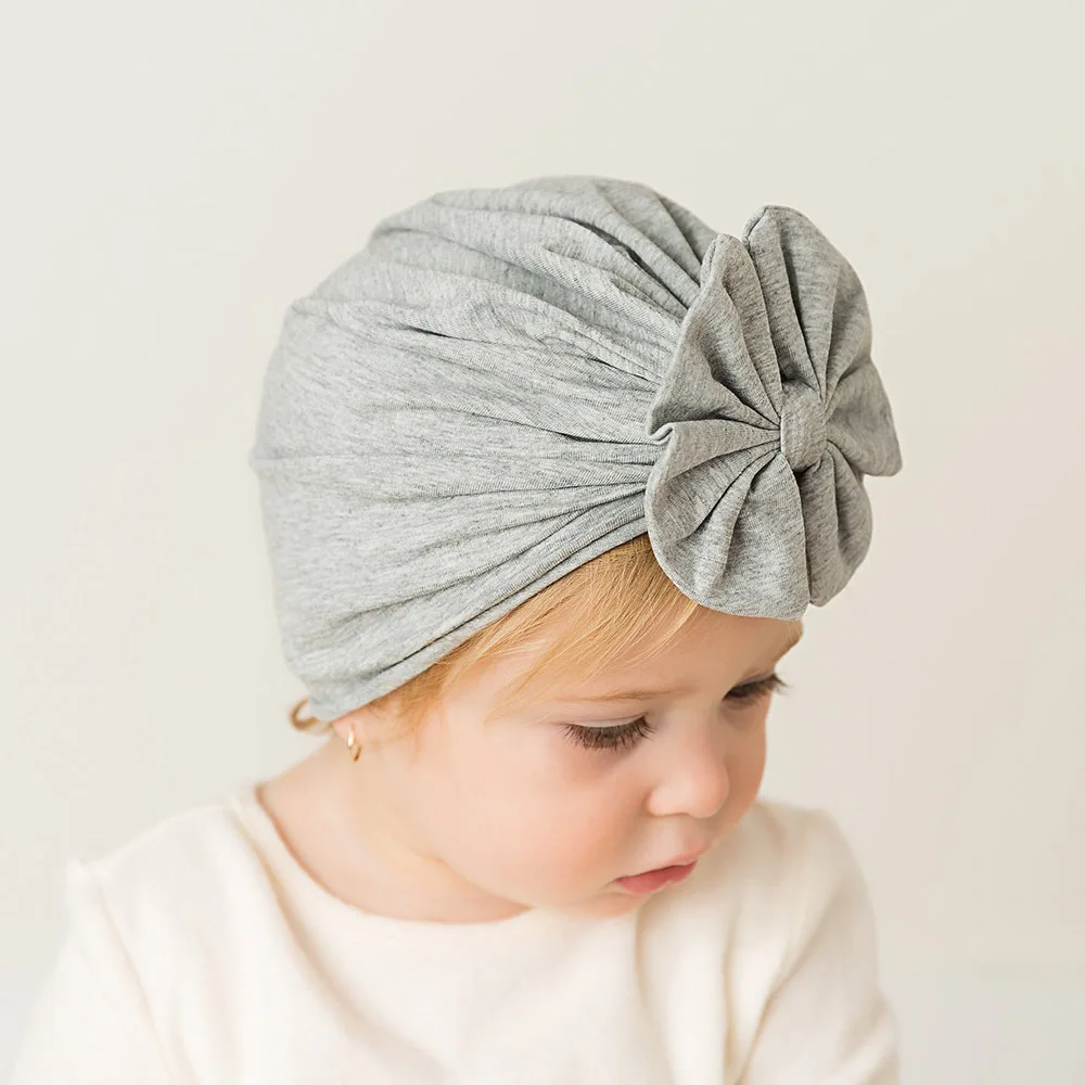 

2019 European and American cotton children's Hat Baby Headgear Baby bow Hat Bohemian Indian Hat spring and Summer