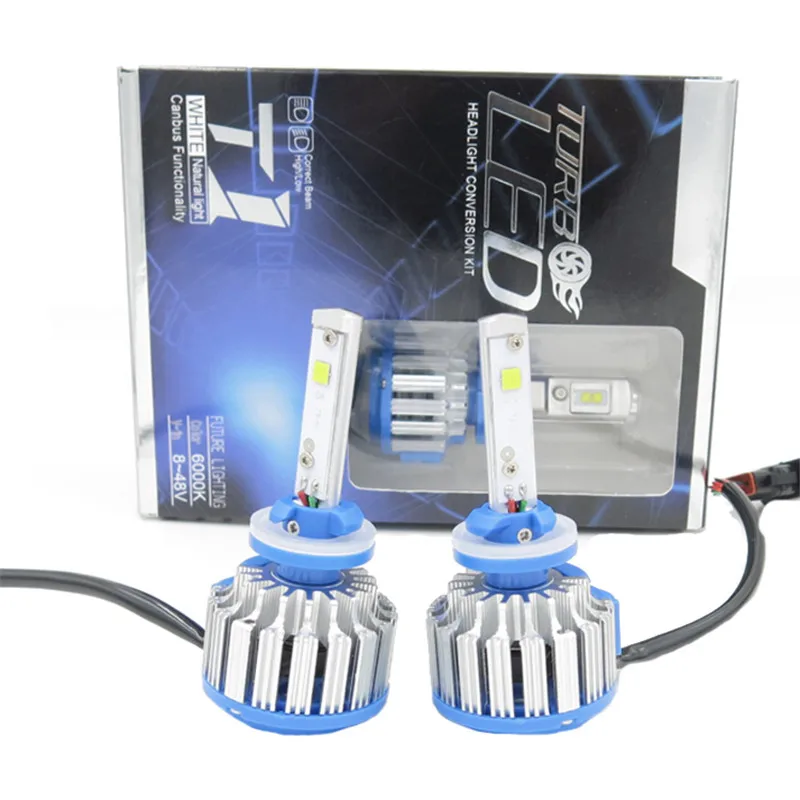 

High quality T1 Led headlight 880/881/H27 3000lm 30W 6000k 12-24v fog lamp DRL replace Halogen&HID Driving Bulb automobile parts