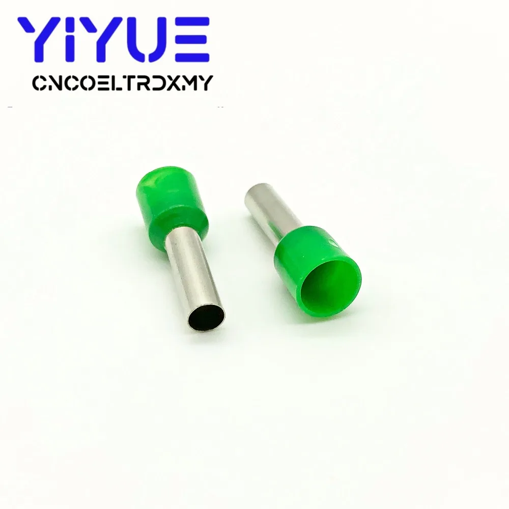 E6012 изоляционные трубки терминалы 6.0MM2 100 шт./упак. изоляцией провод разъем изоляционные обжимной разъем терминал E