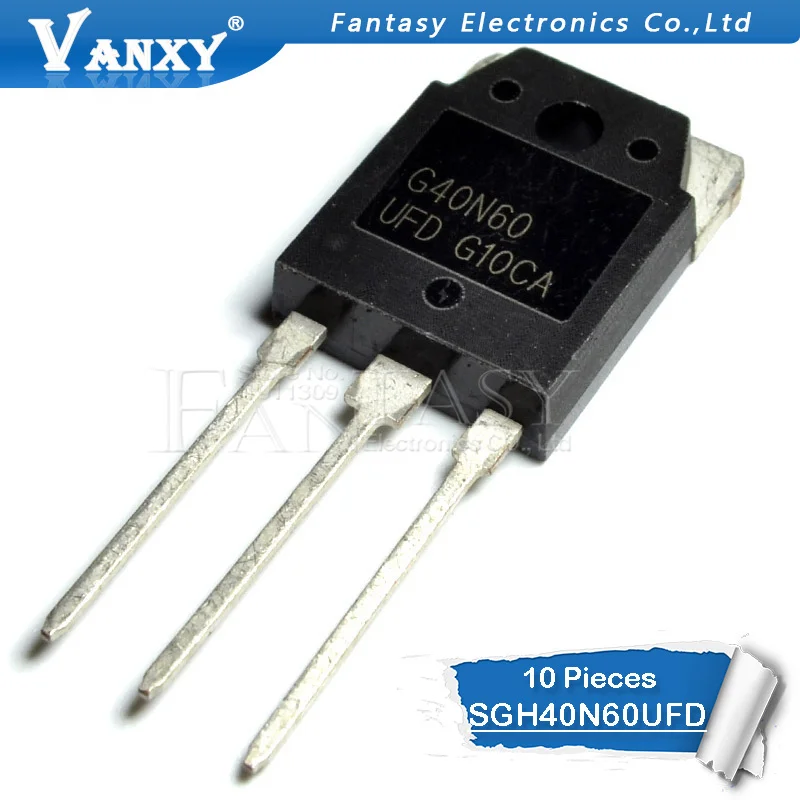 10 шт. SGH40N60UFD-247 SGH40N60 40N60 G40N60 F40N60UFD TO-3P MOS полевой транзистор