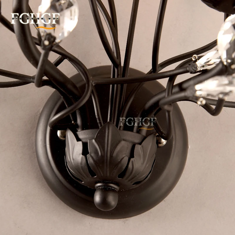 crystal wall lamp wall lights sconce bedroom bedside lamp candle double wall lamp for bedroom living room restaurant beside lamp (12)