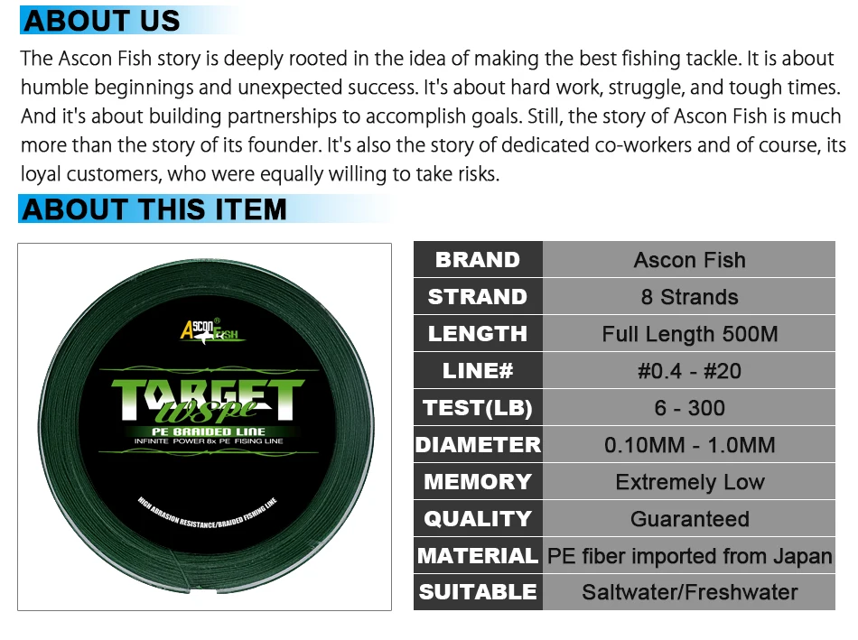 multifilament fishing line 8 strands 500m braided fishing line (3)