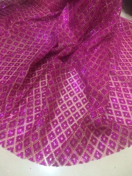 

S-1125 fushia wedding glitter shining hand print for party/sawing/wedding