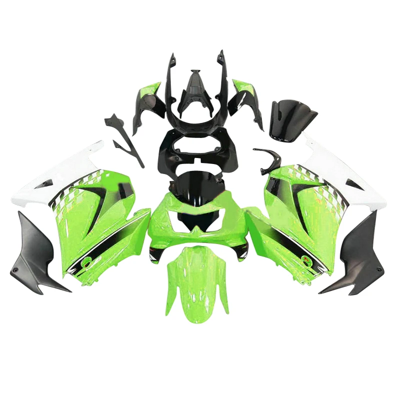 Комплект обтекателей для кузова из АБС-пластика Kawasaki Ninja 250R 2008 2010 2014 EX250 08-14 ZX250R