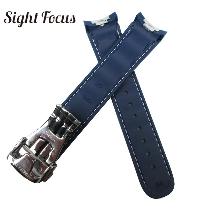20mm Rubber Watch Bands For Omega New 
