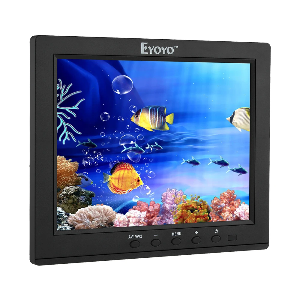 Eyoyo s801h86 мини 8 "дюймов IPS ЖК-дисплей Цвет 800x600 Мониторы HDML BNC AV VGA для видеонаблюдения DVR FPV-системы VCD безопасности Камера