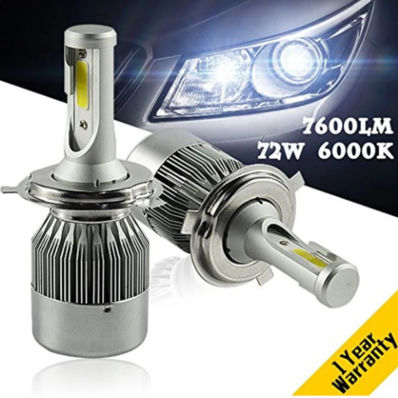 

10pairs Car Bulbs H4 LED Headlight H7 LED 9003 HB2 H11 LED H1 H3 H8 H9 880 9005 9006 H13 9004 9007 LED Automotivo 12V Led Light