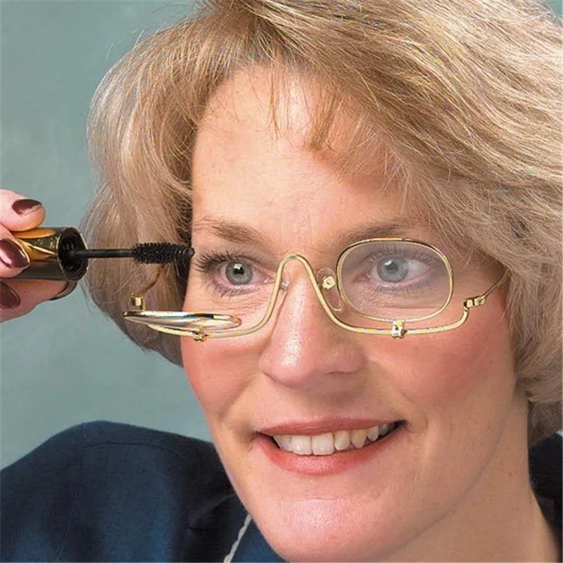 Вращающиеся на 180 градусов Монокулярные женские и мужские косметические очки дл