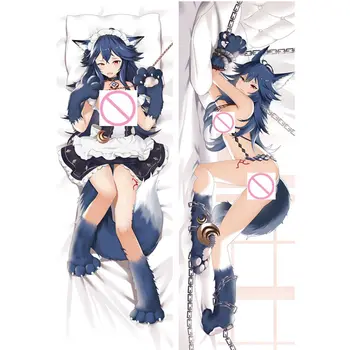 

Anime Game granblue fantasy pillow Covers Pillow case Sexy 3D Double-sided Bedding Hugging Body pillowcase Customize GF05A