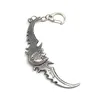 KANG TUO Game WOW 12cm Weapon Model Frostmourne Lich King Lion Head Sword Egg Knife Keychain Key Ring For Game Lover Gifts ► Photo 3/6