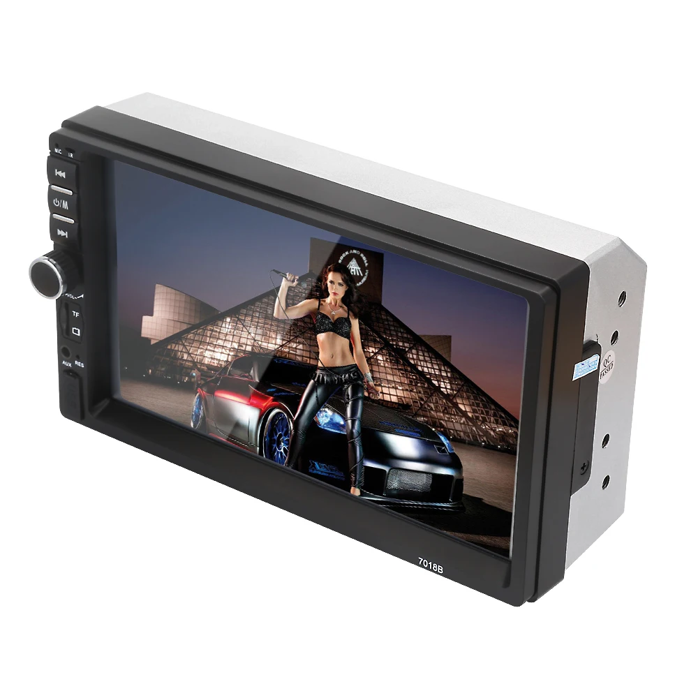 2 Din MP5 Player for Auto 7'' Touch Screen 2din Car Radio Bluetooth Music Video Player Car Audio with USB Support Rear Camera