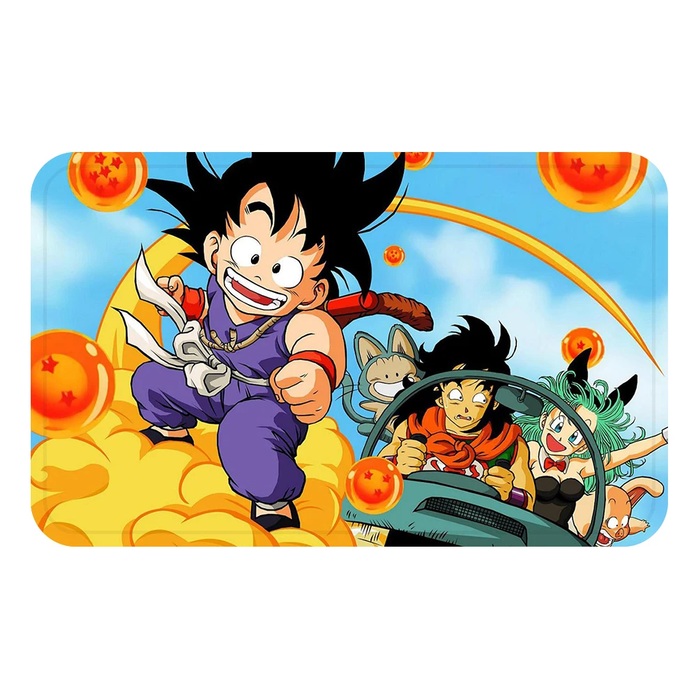 Мультфильм Dragon Ball Сон Гоку коврик для ванной кухня ковер декоративные Противоскользящие коврики комната автомобиль пол бар ковры домашний декор для дверей подарок