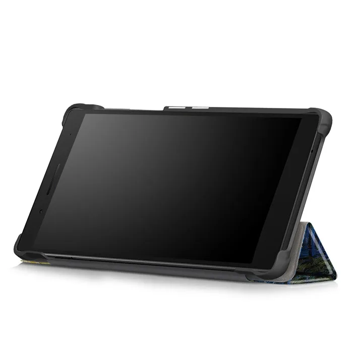 100 шт. PU Стенд чехол для Lenovo tab4 Tab 4 7 TB-7504 tb-7504f tb-7504i tb-7504x 7" планшеты(tab7