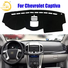Easysee крышка приборной панели Pad Dashmat коврик с рельефом от солнца шахматная доска ковровые покрытия для Chevrolet Captiva пыли