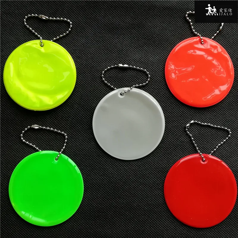 Soft PVC reflector Reflective pendant charm bag accessories hanger